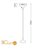 Торшер Quoizel Kami QZ/KAMI/UL - Схема