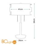 Настольная лампа Quoizel Laguna QZ/LAGUNA/TL - Схема