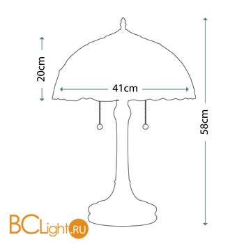 Настольная лампа Quoizel Larissa QZ/LARISSA/TL - Схема