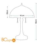 Настольная лампа Quoizel Larissa QZ/LARISSA/TL - Схема