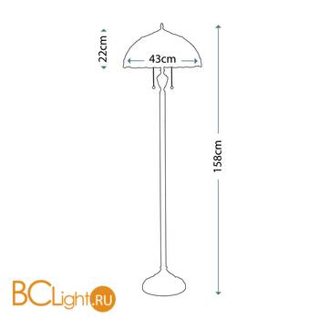 Торшер Quoizel Larissa QZ/LARISSA/FL - Схема