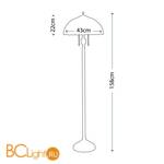 Торшер Quoizel Larissa QZ/LARISSA/FL - Схема