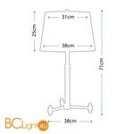 Настольная лампа Quoizel Southway QZ/SOUTHWAY/TL - Схема