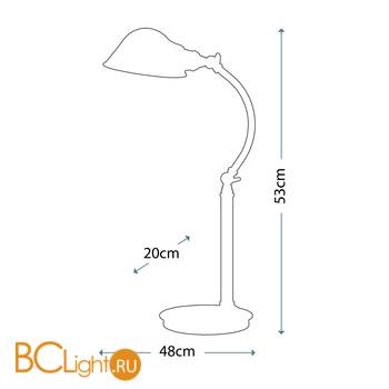 Настольная лампа Quoizel Thompson QZ/THOMPSON/TLAB - Схема