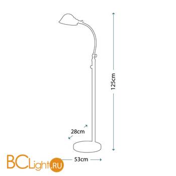 Торшер Quoizel Thompson QZ/THOMPSON/FLBN - Схема