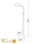 Торшер Quoizel Thompson QZ/THOMPSON/FLAB - Схема