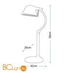 Настольная лампа Quoizel Whitney QZ/WHITNEY/TL - Схема