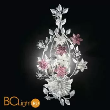 Настенный светильник Renzo Del Ventisette A 14382/3 DEC. 0148 + ARGENTO