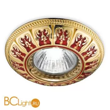 Встраиваемый спот (точечный светильник) Renzo Del Ventisette FA 14396/1 DEC. OL RED