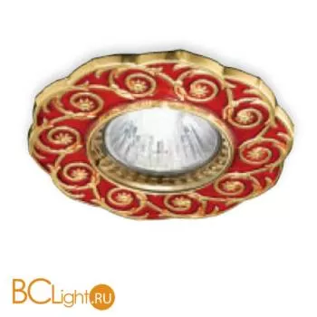 Встраиваемый спот (точечный светильник) Renzo Del Ventisette FA 14397/1 DEC. OL RED