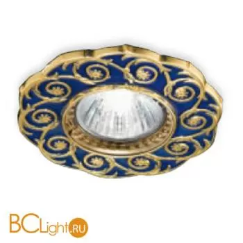 Встраиваемый спот (точечный светильник) Renzo Del Ventisette FA 14397/1 DEC. OL BLUE