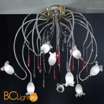 Потолочная люстра Renzo Del Ventisette PL 14119/9 DEC. CROMO