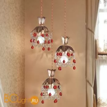 Подвесной светильник Renzo Del Ventisette "Sinuosa" S 13963/3 DEC. 055