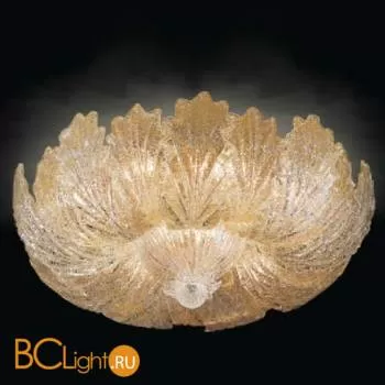 Потолочный светильник Renzo Del Ventisette "Floreale" PL 13826/8 D60 DEC. Ambra