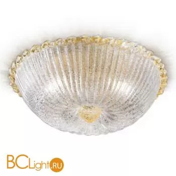 Потолочный светильник Renzo Del Ventisette "Floreale" PL 13825/5 50 DEC. Cristallo e oro
