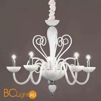 Люстра Renzo Del Ventisette Contemporary L 14450/5 DEC. MURANO BIANCO M