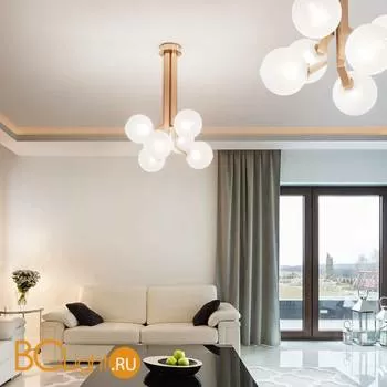 Потолочная люстра Renzo Del Ventisette Ohlala PL14533/6 DEC. 097 SFERE SATINATE - Фото 0