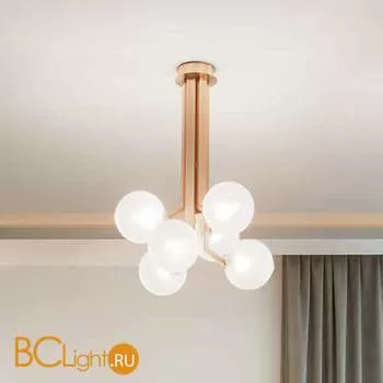 Потолочная люстра Renzo Del Ventisette Ohlala PL14533/6 DEC. 097 SFERE SATINATE