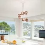 Потолочная люстра Renzo Del Ventisette Ohlala PL14535/6 DEC. 0148 SFERE BRONZO - Фото 0