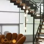 Подвесной светильник Renzo Del Ventisette Ohlala S14563/6 DEC. 0157 SFERE SATINATE - Фото 0