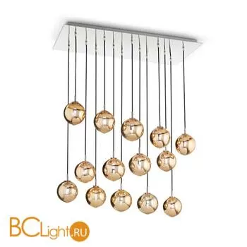 Подвесной светильник Renzo Del Ventisette Ohlala L14555/14 RETT DEC. cromo SFERE ORO