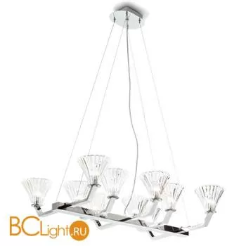 Люстра Renzo Del Ventisette Ohlala L14532/10 DEC. CROMO CRISTALLO TRASPARENTE