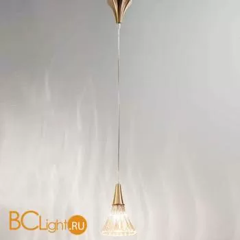 Подвесной светильник Renzo Del Ventisette Ohlala S14490/1 DEC. 097 CRISTALLO AMBRA - Фото 0