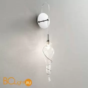 Бра Renzo Del Ventisette Ohlala A14558/1 CC DEC. cromo con CRISTALLO