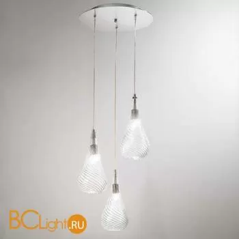 Подвесной светильник Renzo Del Ventisette Ohlala L14557/3 DEC. CROMO