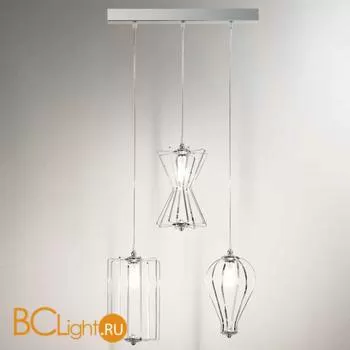 Подвесной светильник Renzo Del Ventisette Ohlala BIN14562/3 DEC. CROMO