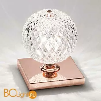 Настольная лампа Renzo Del Ventisette Ohlala LVP14534/1 DEC. ORO ROSA CRISTALLO TRASPARENTE