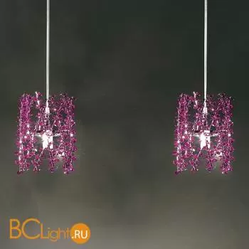 Подвесной светильник Renzo Del Ventisette SG 14218/1 SW COL Bordo DEC. CROMO