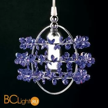 Подвесной светильник Renzo Del Ventisette SP 14218/1 SW COL Blue DEC. CROMO