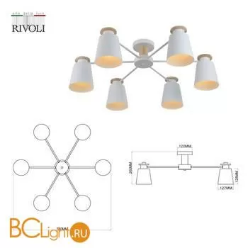 Люстра Rivoli Adna 9112-306 - Фото 2