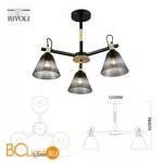 Люстра Rivoli Elmira 9117-303 - Фото 2