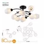 Люстра Rivoli Gloria 9089-308 - Фото 2