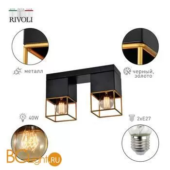 Потолочный светильник Rivoli Nadin 7049-702 - Фото 0