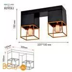 Потолочный светильник Rivoli Nadin 7049-702 - Фото 1