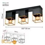 Потолочный светильник Rivoli Nadin 7049-703 - Фото 1