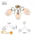 Люстра Rivoli Ofelia 9084-303 - Фото 2