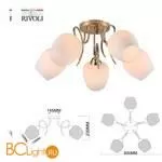 Люстра Rivoli Ofelia 9084-305 - Фото 2