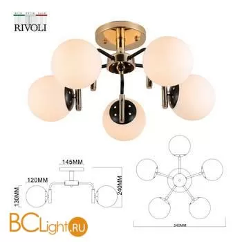 Люстра Rivoli Valencia 9091-305 - Фото 2