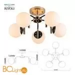 Люстра Rivoli Valencia 9091-305 - Фото 2