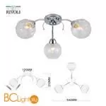 Люстра Rivoli Veronica 9085-303 - Фото 2