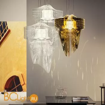 Подвесной светильник Slamp Aria SUSPENSION M GOLD ARI84SOS0002O_000 - Фото 4