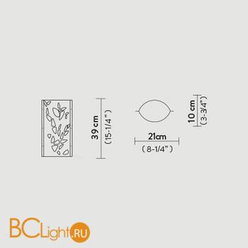 Настольный светильник Slamp Bios TABLE TUB14TAV0001WIBIO - Схема