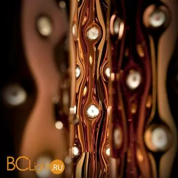 Подвесной светильник Slamp Dimple SUSPENSION PENTA ORANGE DIM91SOS0009A_000 - Фото 0