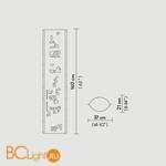 Напольный светильник Slamp Ecstacity FLOOR TUB14PTU0004__ECS - Схема