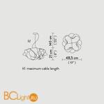 Подвесной светильник Slamp Fabula SUSPENSION S FAB90SOS0000LE000 - Схема