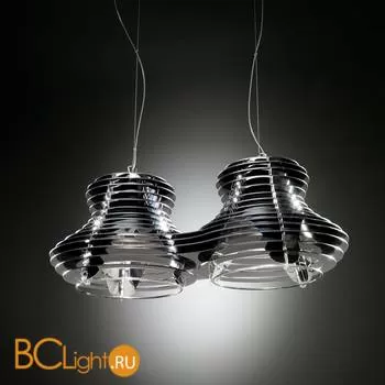 Подвесной светильник Slamp Faretto SUSPENSION DOUBLE BLACK FAR14SOS0007N_000